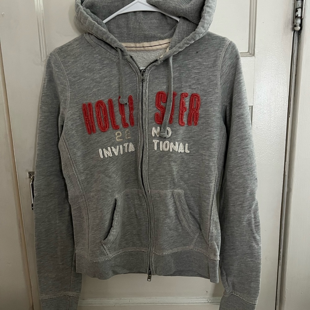 Light Gray Hollister Hoodie